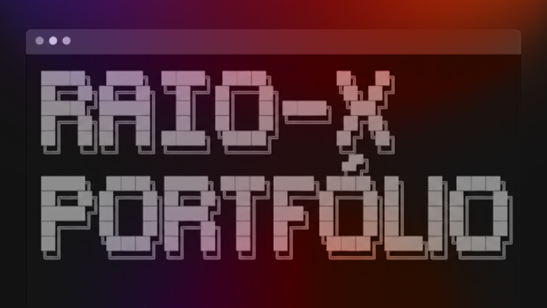 Skill Raio-X de Portfólio